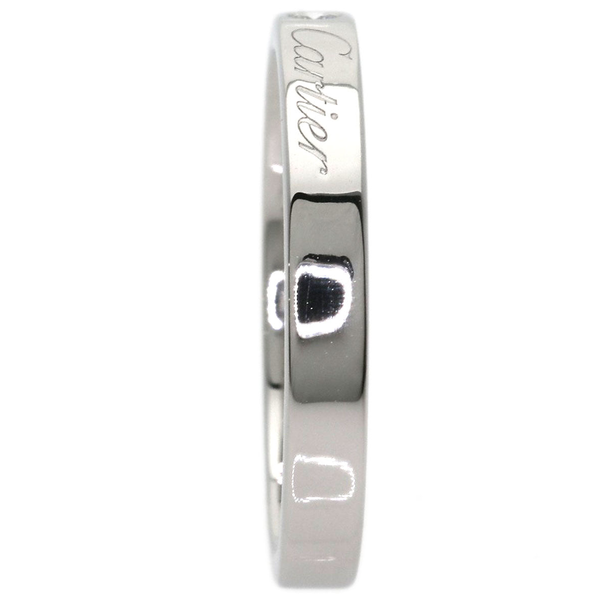 CARTIER C de Cartier 1P Diamond #57 Ring Platinum PT950 Ladies [Used]