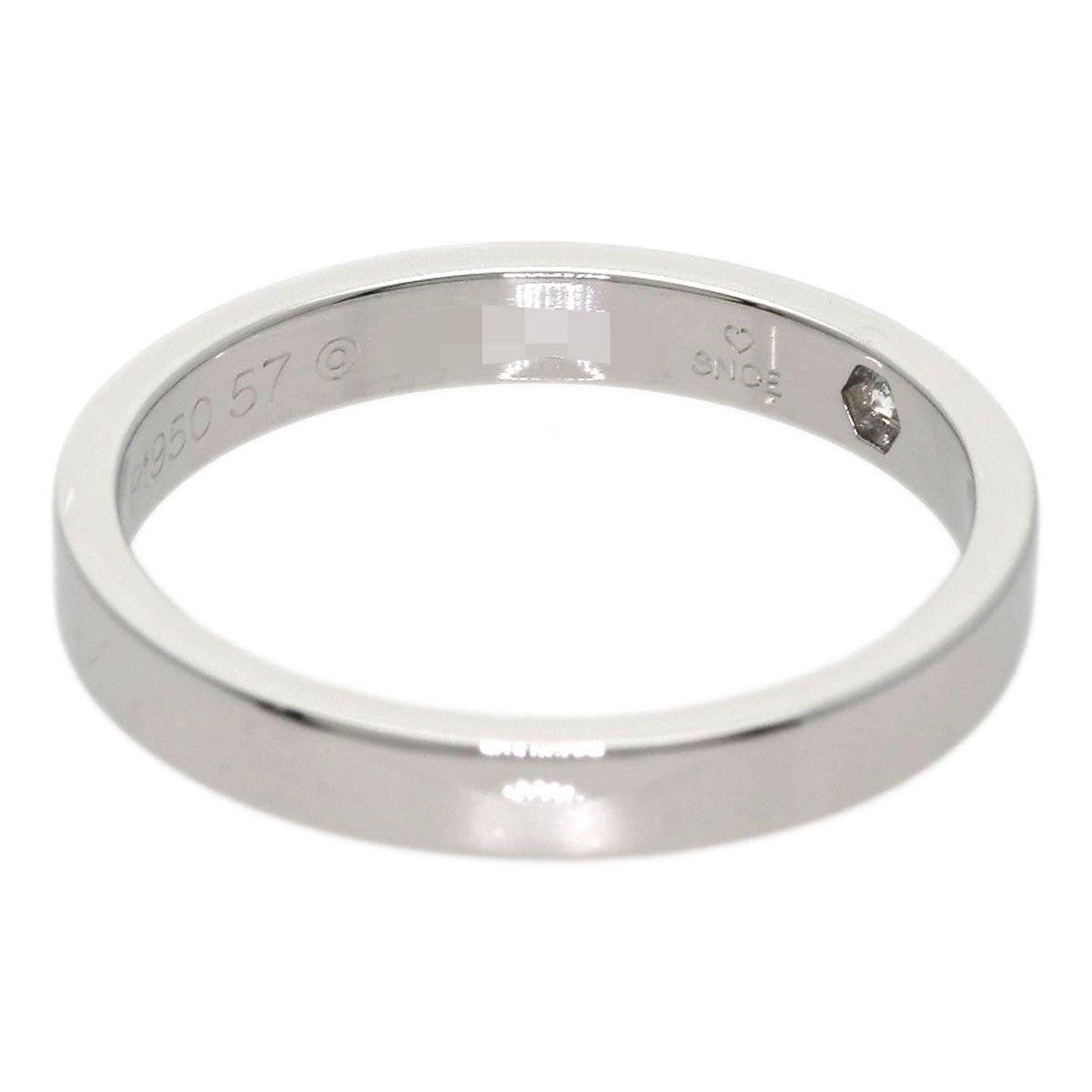 CARTIER C de Cartier 1P Diamond #57 Ring Platinum PT950 Ladies [Used]