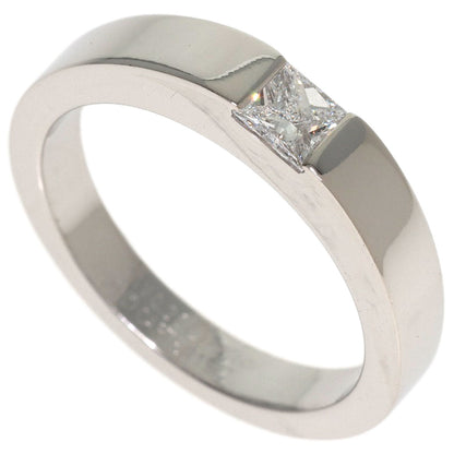 CARTIER Tank ring Diamond # 51 Ring K18 White Gold Ladies [Used]