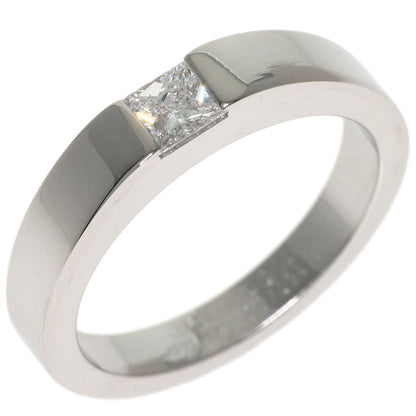 CARTIER Tank ring Diamond # 51 Ring K18 White Gold Ladies [Used]