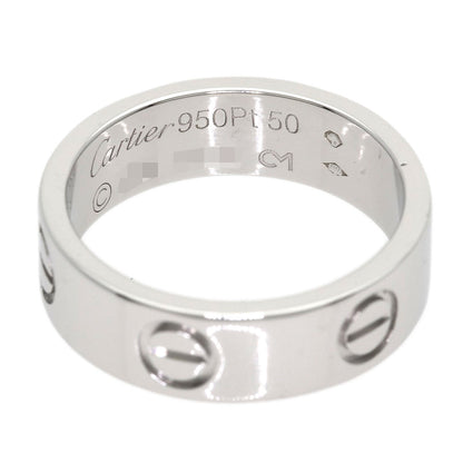 CARTIER love ring #50 Ring Platinum PT950 Ladies [Used]