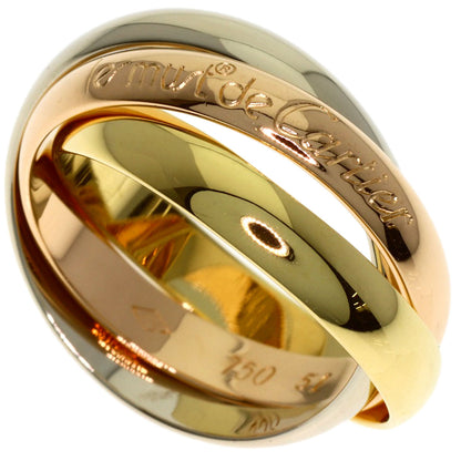 CARTIER Trinity #51 Ring K18 Yellow Gold 18K Pink GoldLadies [Used]
