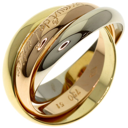 CARTIER Trinity #51 Ring K18 Yellow Gold 18K Pink GoldLadies [Used]