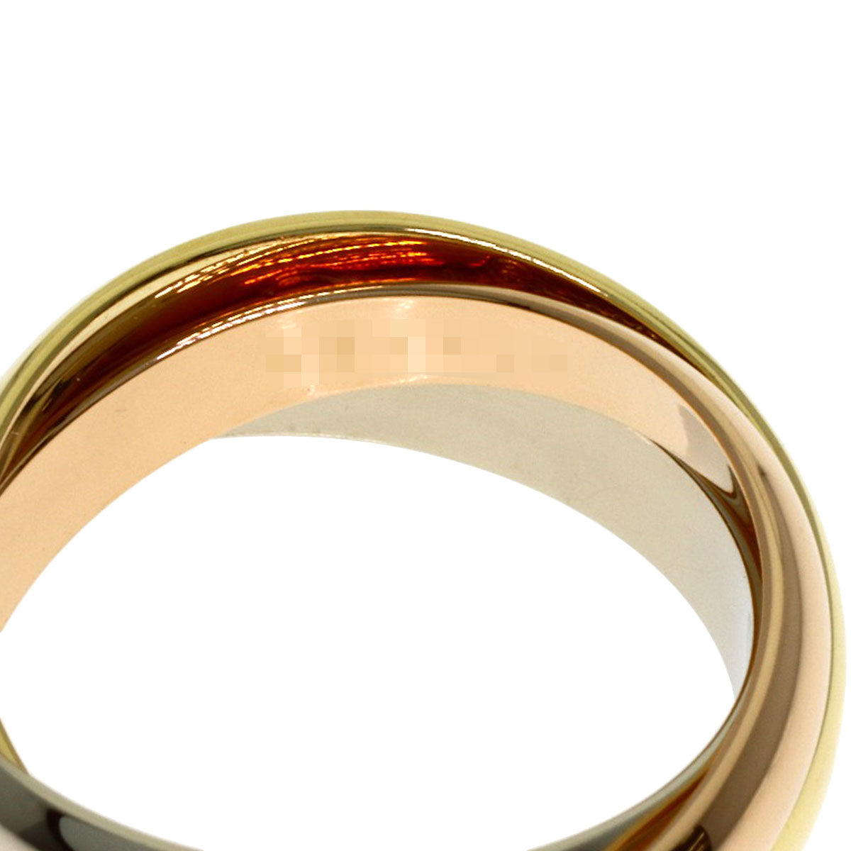 CARTIER Trinity #51 Ring K18 Yellow Gold 18K Pink GoldLadies [Used]