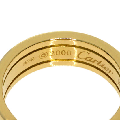 CARTIER C2 Ring SM #53 Ring K18 Yellow Gold Ladies [Used]