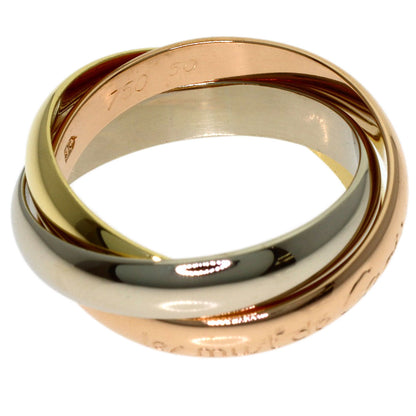 CARTIER Trinity #50 Ring K18 Yellow Gold K18 White GoldLadies [Used]