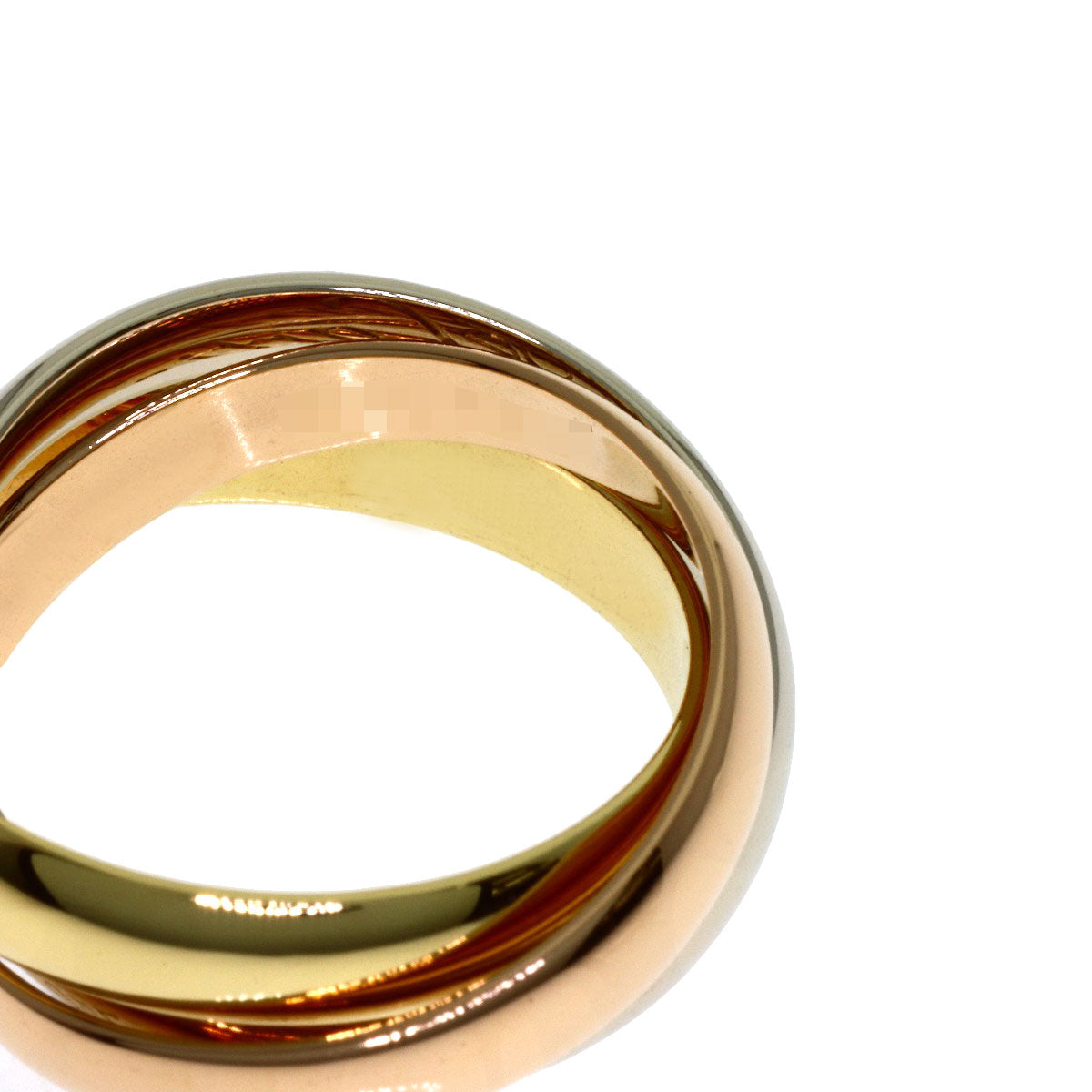 CARTIER Trinity #49 Ring K18 Yellow Gold 18K Pink GoldLadies [Used]