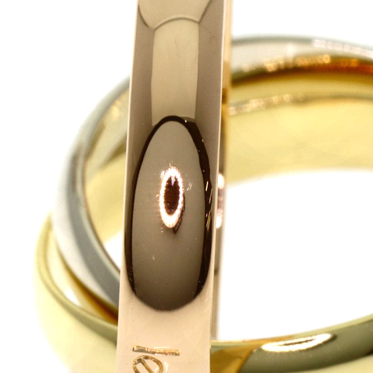 CARTIER Trinity #49 Ring K18 Yellow Gold 18K Pink GoldLadies [Used]