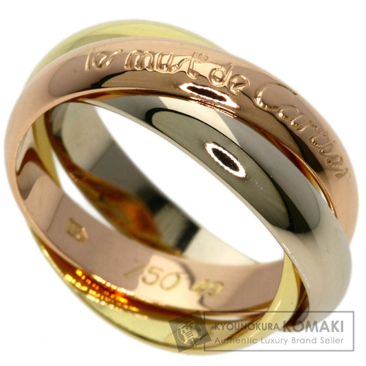 CARTIER Trinity #49 Ring K18 Yellow Gold K18 White GoldLadies [Used]