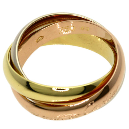 CARTIER Trinity #49 Ring K18 Yellow Gold K18 White GoldLadies [Used]