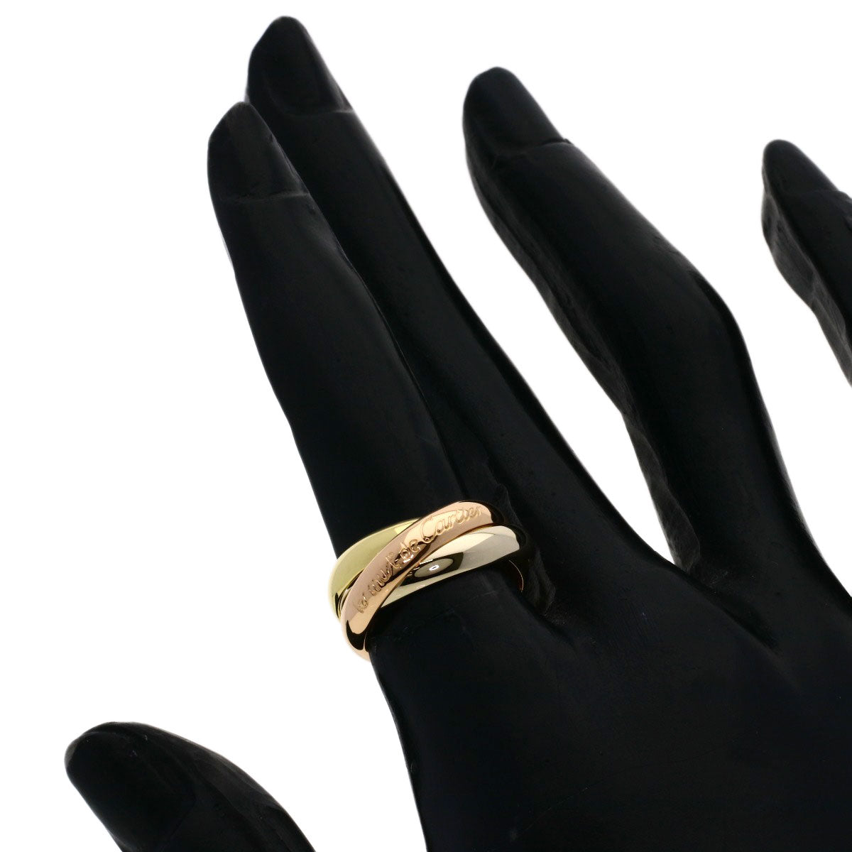 CARTIER Trinity #49 Ring K18 Yellow Gold K18 White GoldLadies [Used]