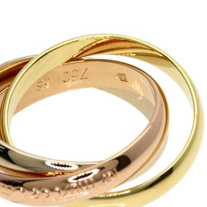 CARTIER Trinity #53 Ring K18 Yellow Gold 18K Pink GoldLadies [Used]
