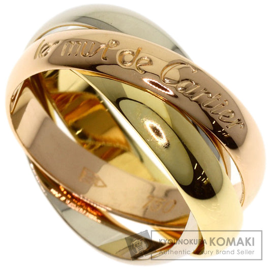 CARTIER Trinity #47 Ring K18 Yellow Gold 18K Pink GoldLadies [Used]