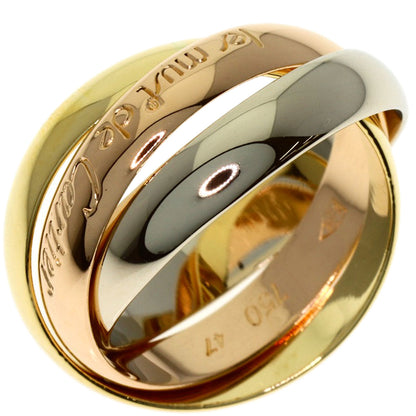 CARTIER Trinity #47 Ring K18 Yellow Gold 18K Pink GoldLadies [Used]