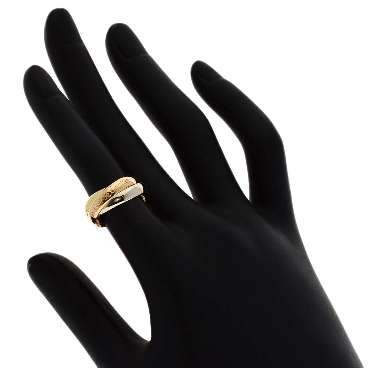 CARTIER Trinity #47 Ring K18 Yellow Gold 18K Pink GoldLadies [Used]