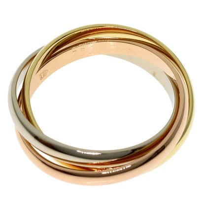 CARTIER Trinity SM #52 Ring K18 Yellow Gold 18K Pink GoldLadies [Used]
