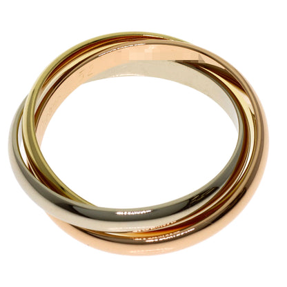 CARTIER Trinity SM #52 Ring K18 Yellow Gold 18K Pink GoldLadies [Used]