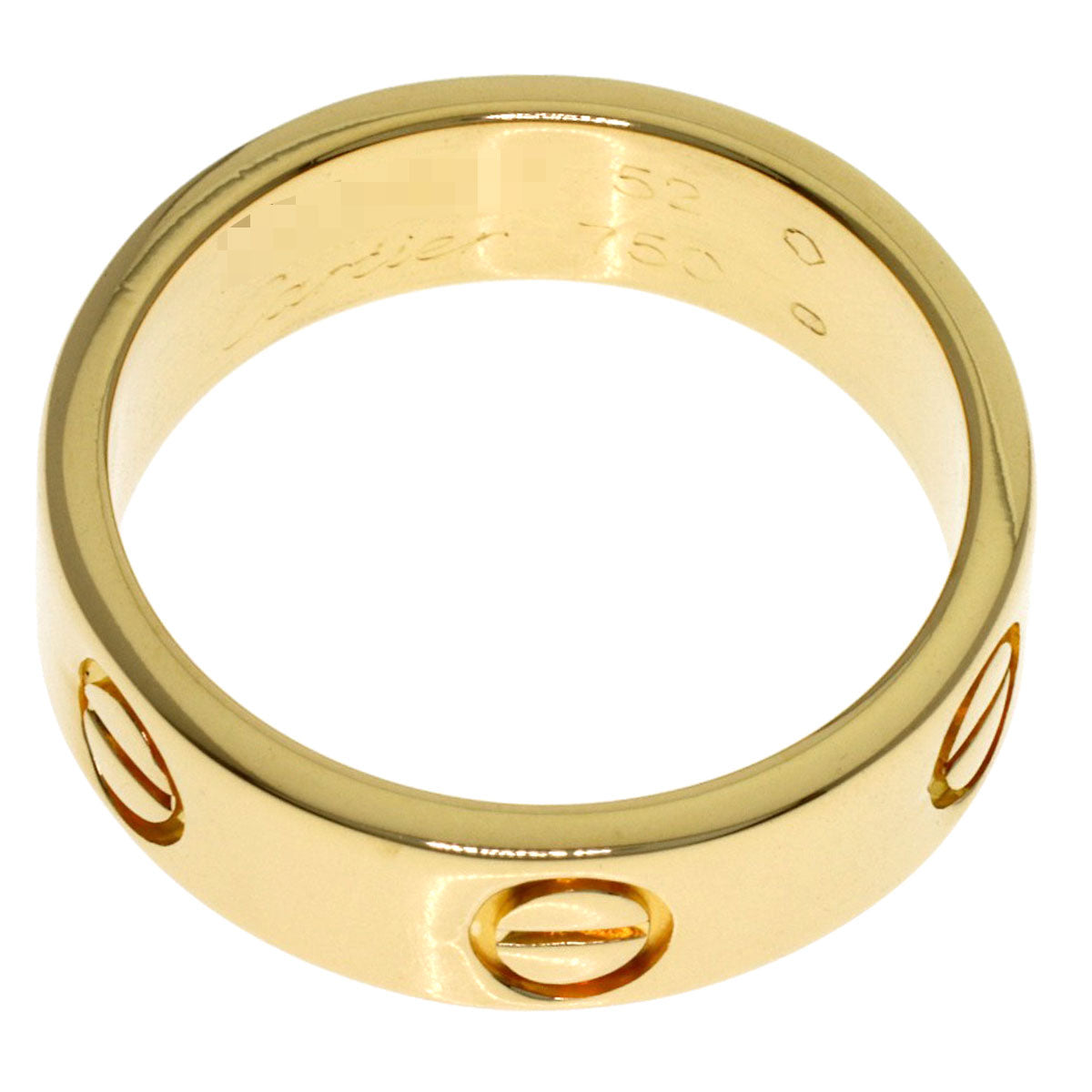 CARTIER love ring #52 Ring K18 Yellow Gold Ladies [Used]