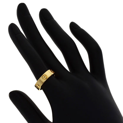 CARTIER love ring #52 Ring K18 Yellow Gold Ladies [Used]