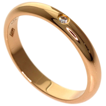CARTIER Wedding 1P Diamond #47 Ring K18 Pink Gold Ladies [Used]