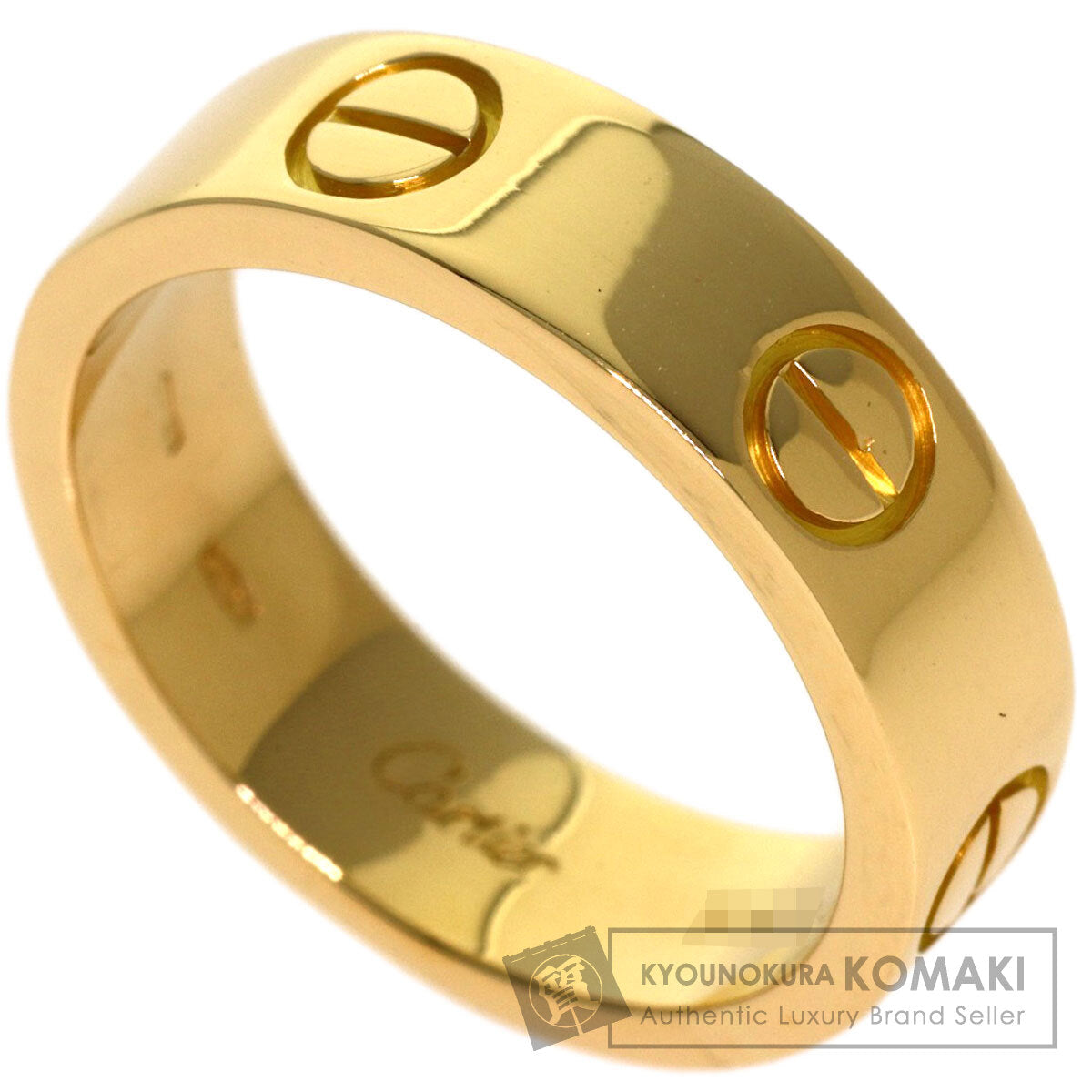 CARTIER love ring #54 Ring K18 Yellow Gold Ladies [Used]