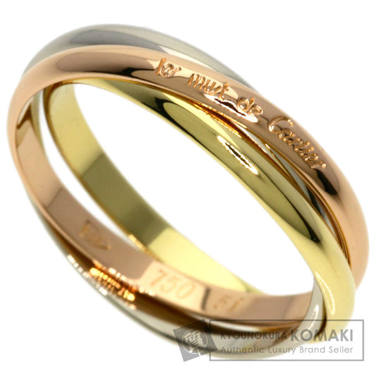 CARTIER Trinity XS #51 Ring K18 Yellow Gold K18 White GoldLadies [Used]