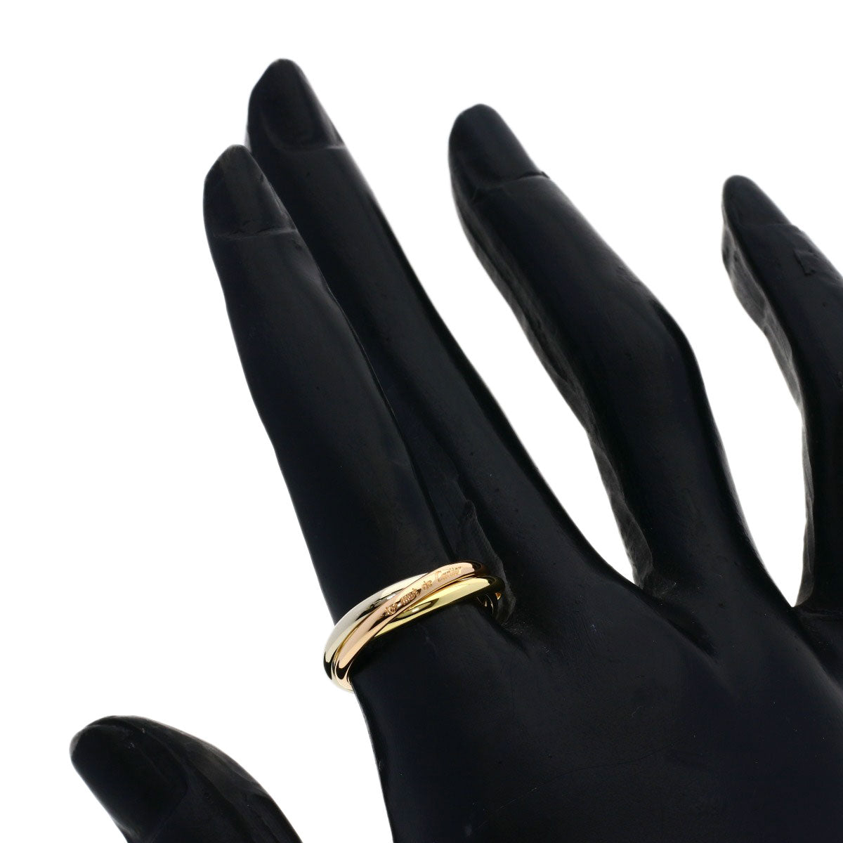 CARTIER Trinity XS #51 Ring K18 Yellow Gold K18 White GoldLadies [Used]