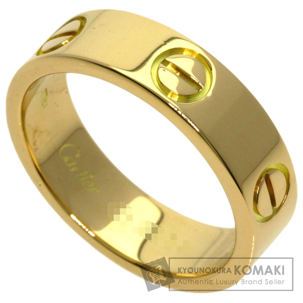 CARTIER love ring #55 Ring K18 Yellow Gold Ladies [Used]