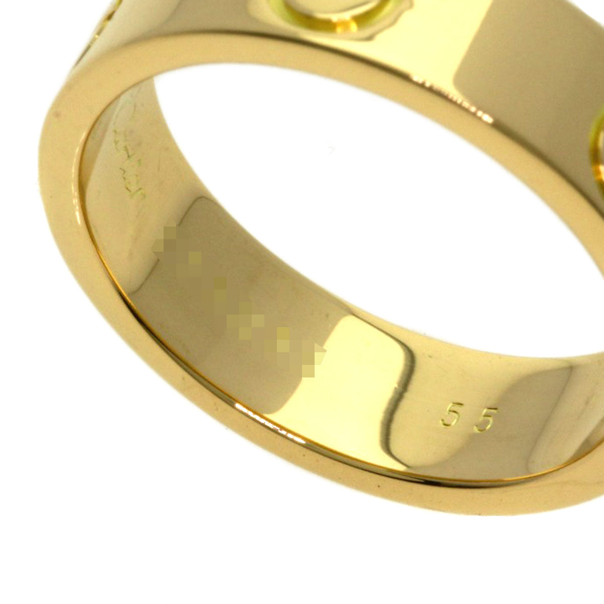 CARTIER love ring #55 Ring K18 Yellow Gold Ladies [Used]