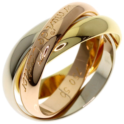 CARTIER Trinity #50 Ring K18 Yellow Gold 18K Pink GoldLadies [Used]