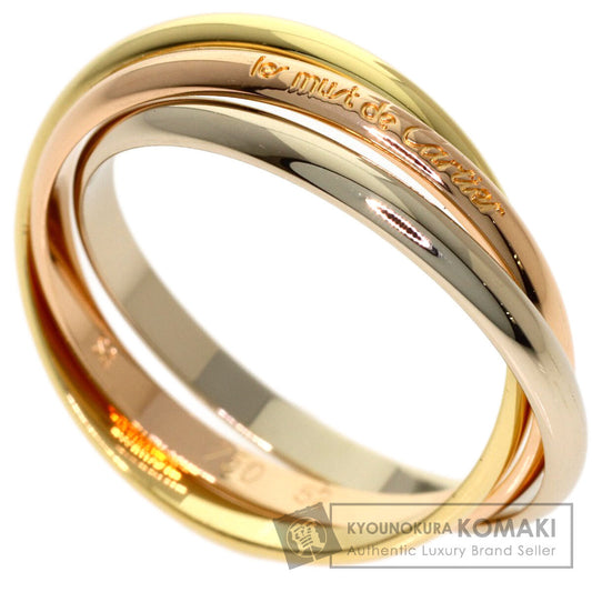 CARTIER Trinity XS #52 Ring K18 Yellow Gold K18 White GoldLadies [Used]