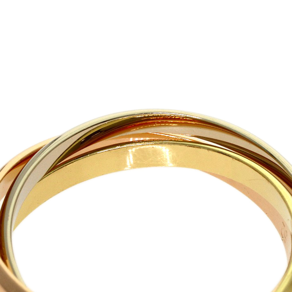 CARTIER Trinity XS #52 Ring K18 Yellow Gold K18 White GoldLadies [Used]