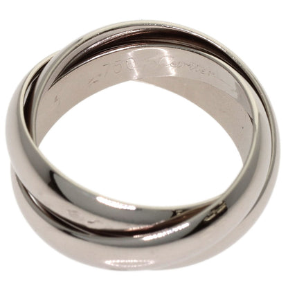 CARTIER Trinity #44 Ring K18 White Gold Ladies [Used]