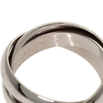 CARTIER Trinity #44 Ring K18 White Gold Ladies [Used]