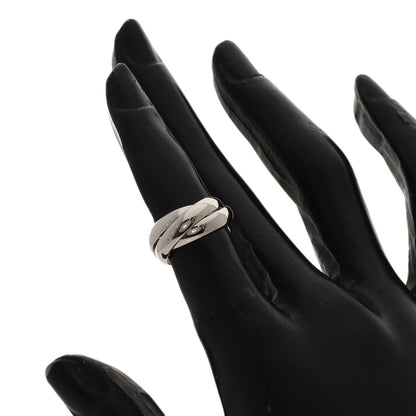 CARTIER Trinity #44 Ring K18 White Gold Ladies [Used]