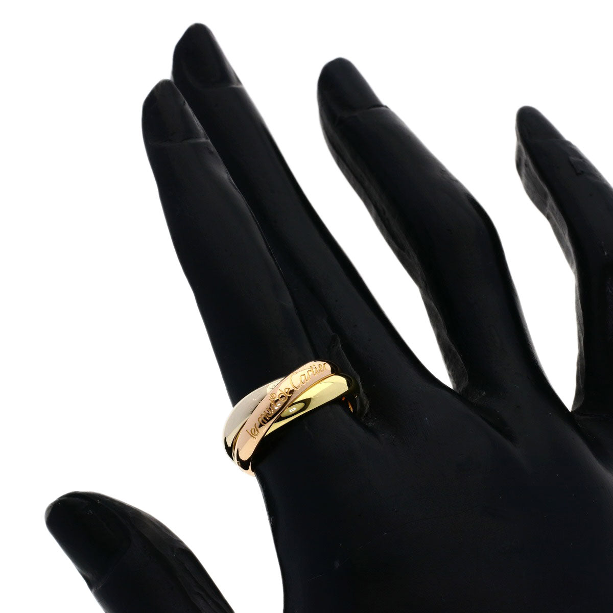 CARTIER Trinity #51 Ring K18 Yellow Gold K18 White GoldLadies [Used]