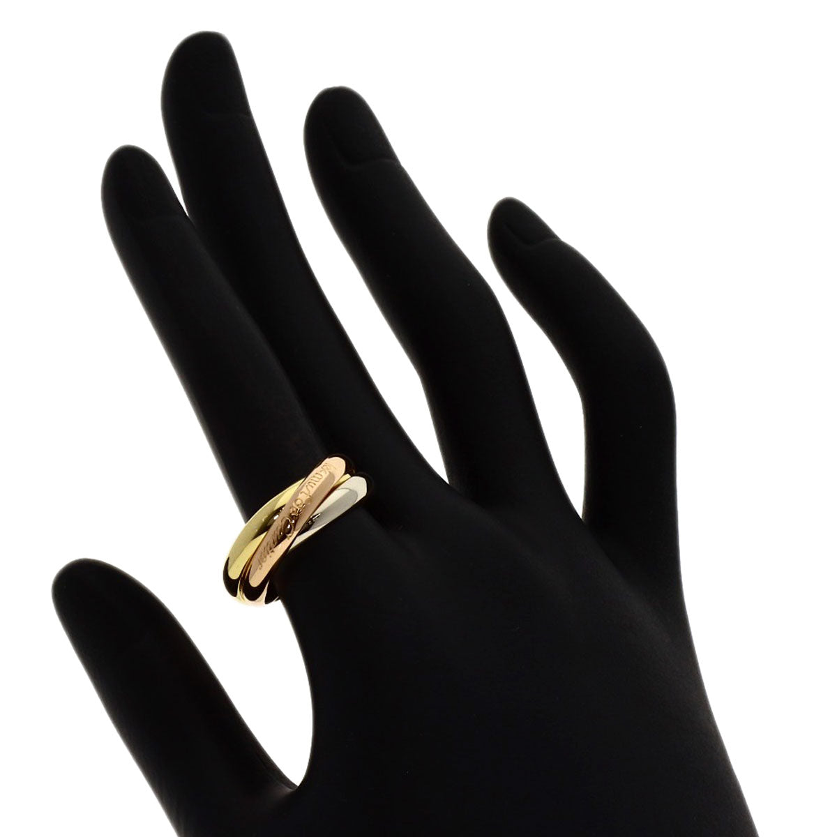 CARTIER Trinity #57 Ring K18 Yellow Gold K18 White GoldLadies [Used]