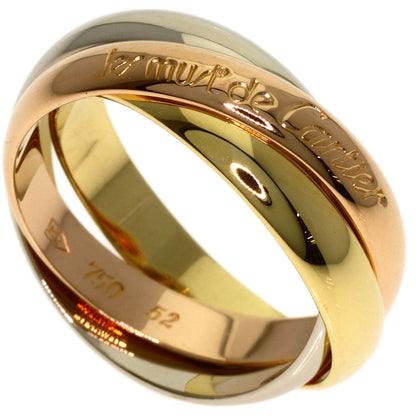 CARTIER Trinity #52 Ring K18 Yellow Gold K18 White GoldLadies [Used]