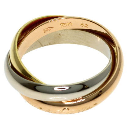 CARTIER Trinity #52 Ring K18 Yellow Gold K18 White GoldLadies [Used]