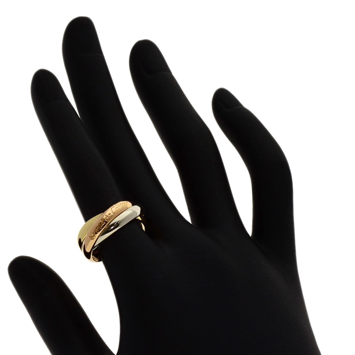 CARTIER Trinity #52 Ring K18 Yellow Gold K18 White GoldLadies [Used]