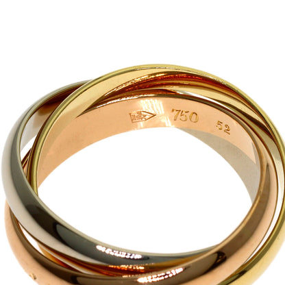CARTIER Trinity #52 Ring K18 Yellow Gold K18 White GoldLadies [Used]
