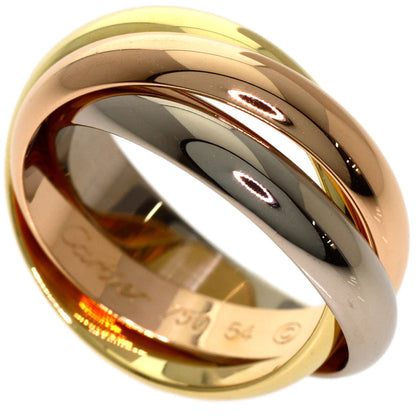 CARTIER Trinity MM #54 Ring K18 Yellow Gold K18 White GoldLadies [Used]