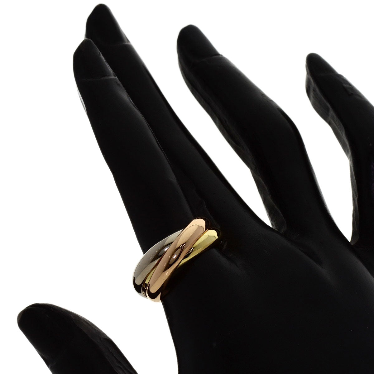 CARTIER Trinity MM #54 Ring K18 Yellow Gold K18 White GoldLadies [Used]