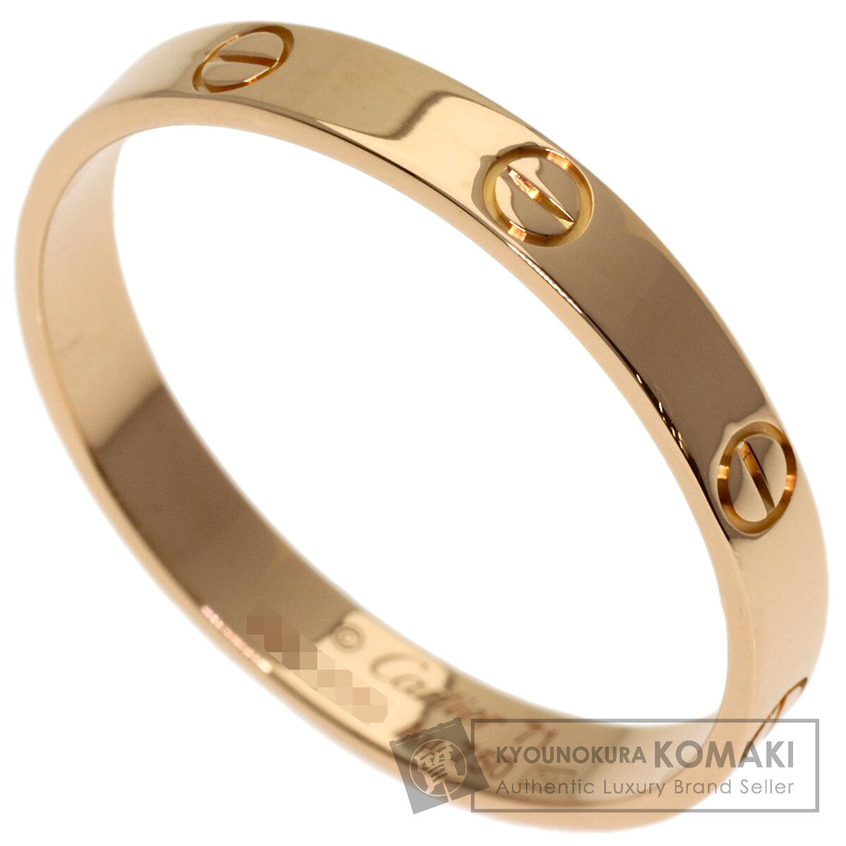CARTIER Mini Love Ring #71 Ring K18 Pink Gold Ladies [Used]