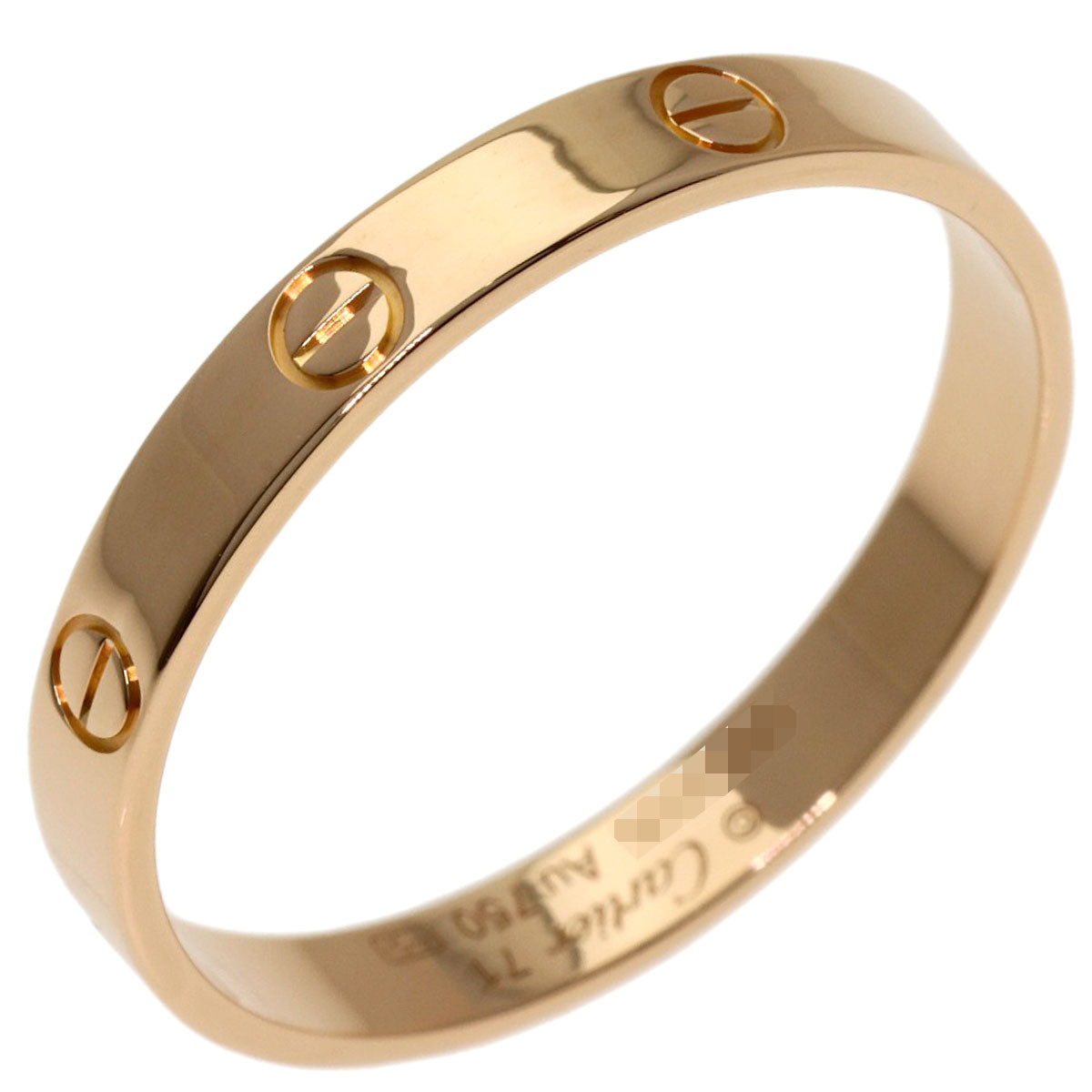 CARTIER Mini Love Ring #71 Ring K18 Pink Gold Ladies [Used]