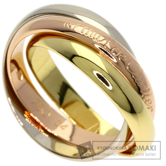 CARTIER Trinity #54 Ring K18 Yellow Gold 18K Pink GoldLadies [Used]