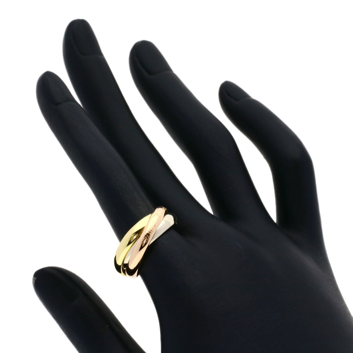 CARTIER Trinity #54 Ring K18 Yellow Gold 18K Pink GoldLadies [Used]