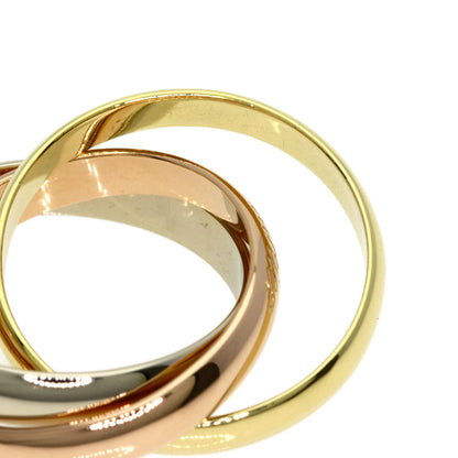 CARTIER Trinity #54 Ring K18 Yellow Gold 18K Pink GoldLadies [Used]