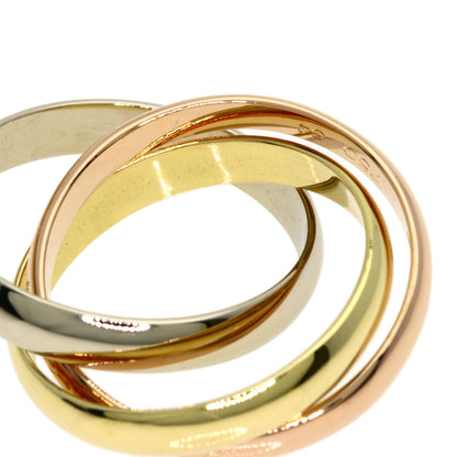 CARTIER Trinity #54 Ring K18 Yellow Gold 18K Pink GoldLadies [Used]