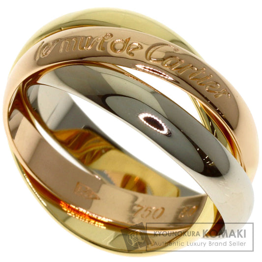 CARTIER Trinity #50 Ring K18 Yellow Gold 18K Pink GoldLadies [Used]